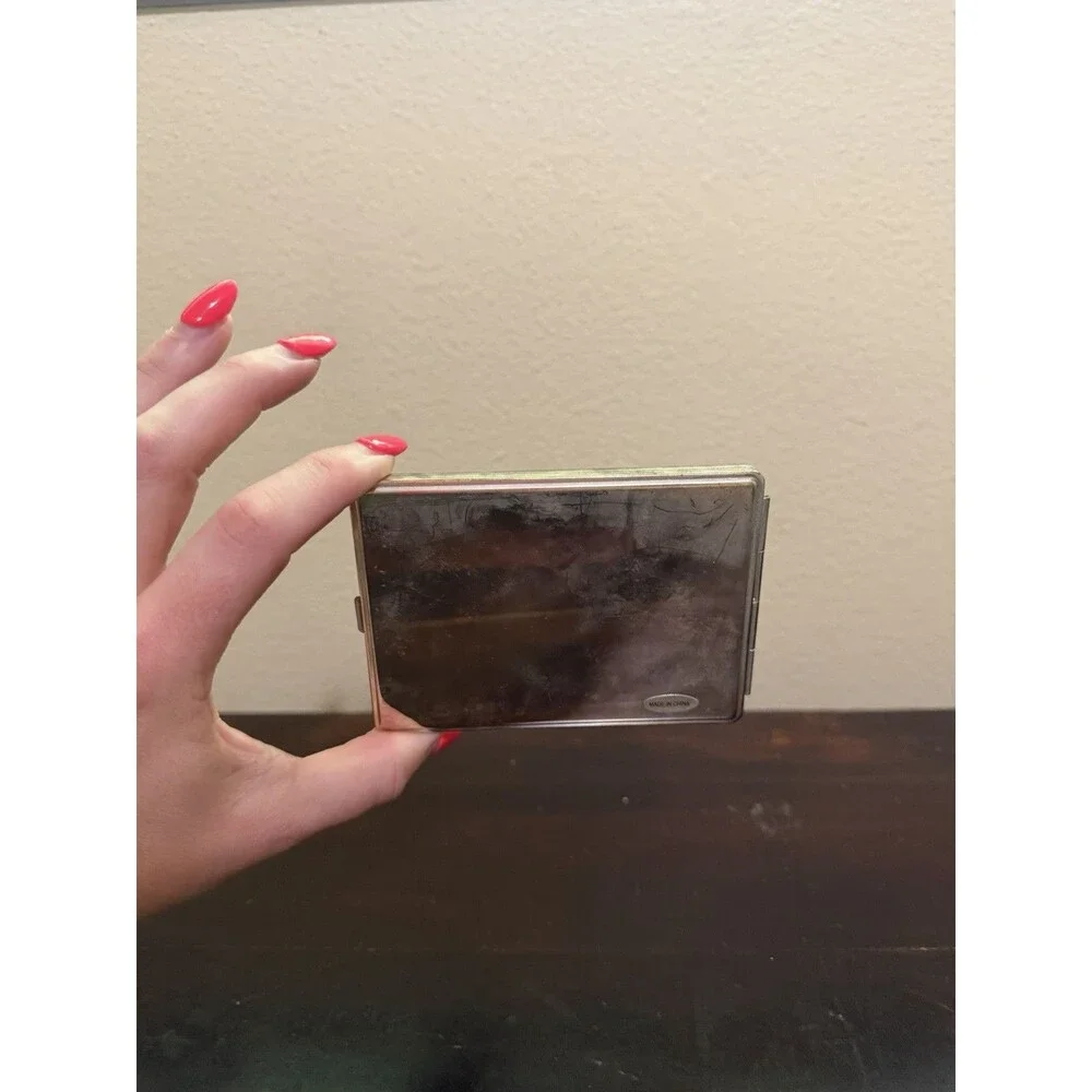 Women’s Vintage Metal Photo Or Card Holder For Wallet